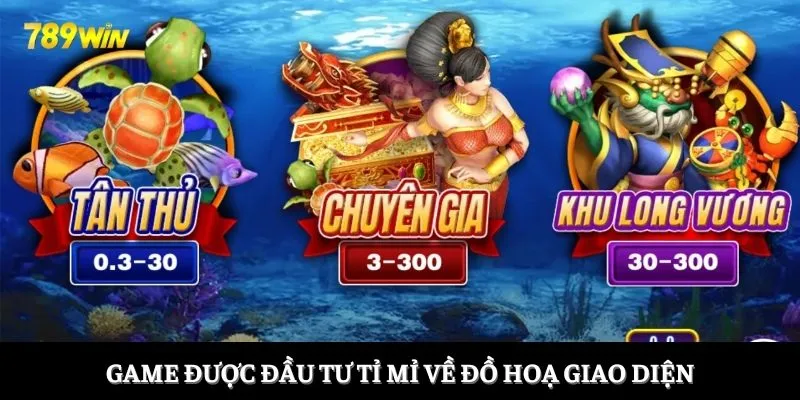 Game được đầu tư tỉ mỉ về đồ hoạ giao diện