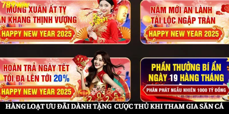 Hàng loạt ưu đãi dành tặng cho cược thủ khi tham gia săn cá