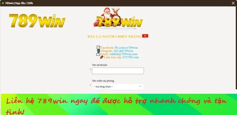 Liên hệ nhận hỗ trợ từ 789win qua website chính thức