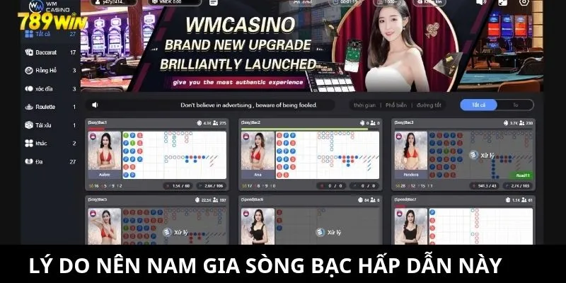 Lý do nên tham gia sòng bạc hấp dẫn này