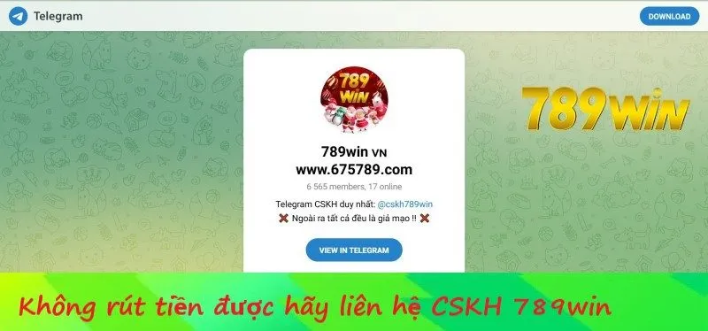 Liên hệ ngay CSKH 789win để được hỗ trợ