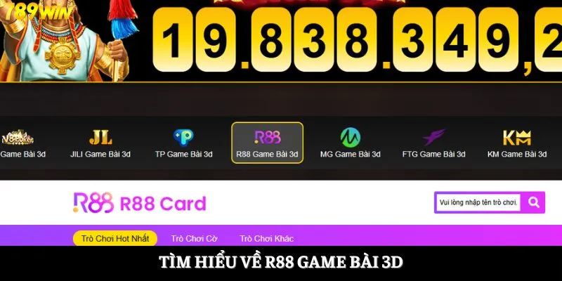 Tìm hiểu về R88 game bài 3D