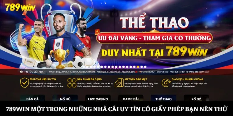 789Win một trong những nhà cái uy tín có giấy phép bạn nên thử