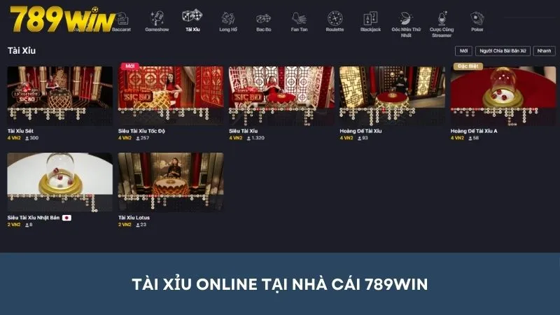 Tìm hiểu về trò chơi Tài xỉu online tại nhà cái 789Win