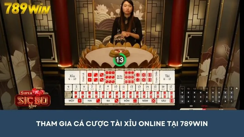 Cách thức đơn giản tham gia cá cược Tài xỉu tại 789Win